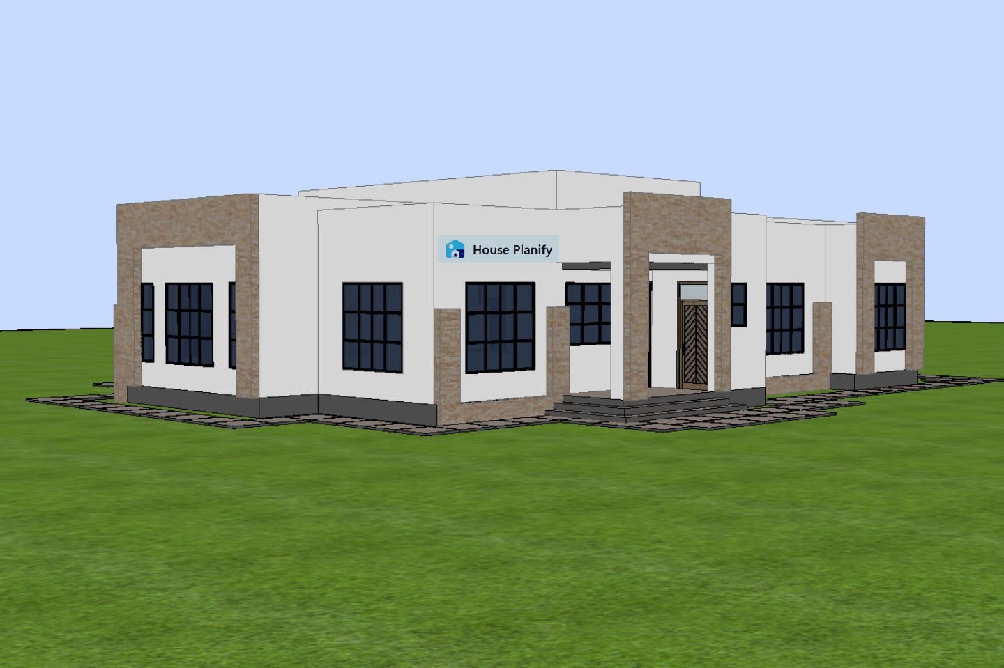 1409B Bungalow Back View