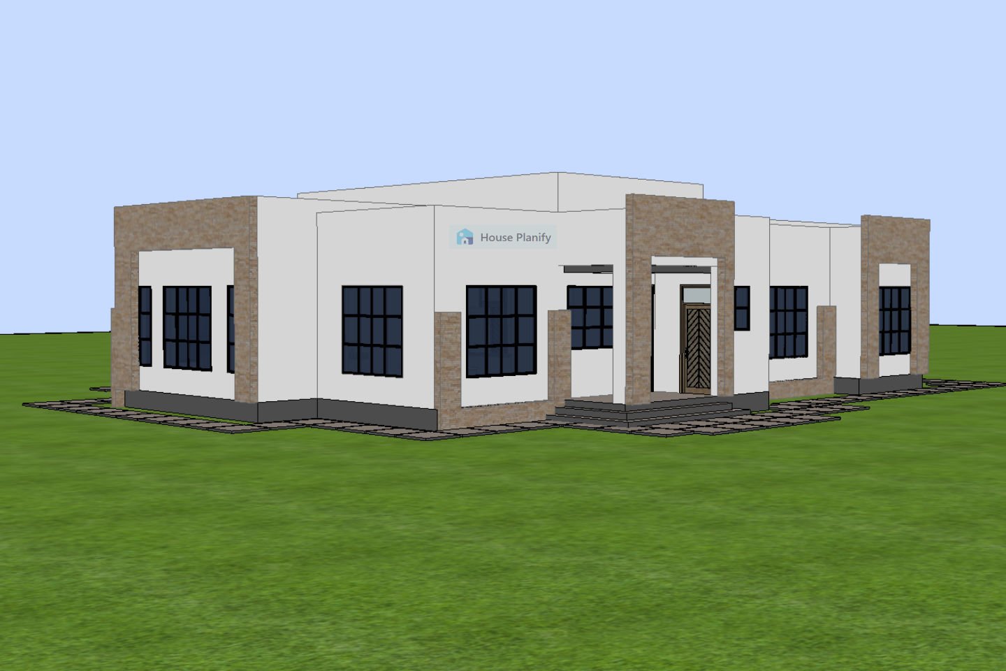 1500A Bungalow Back View