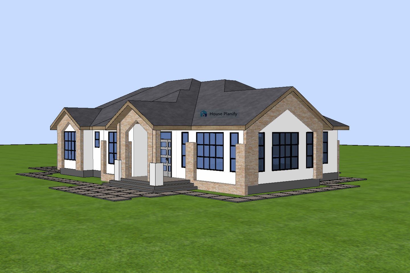 1500B Bungalow Side View 2