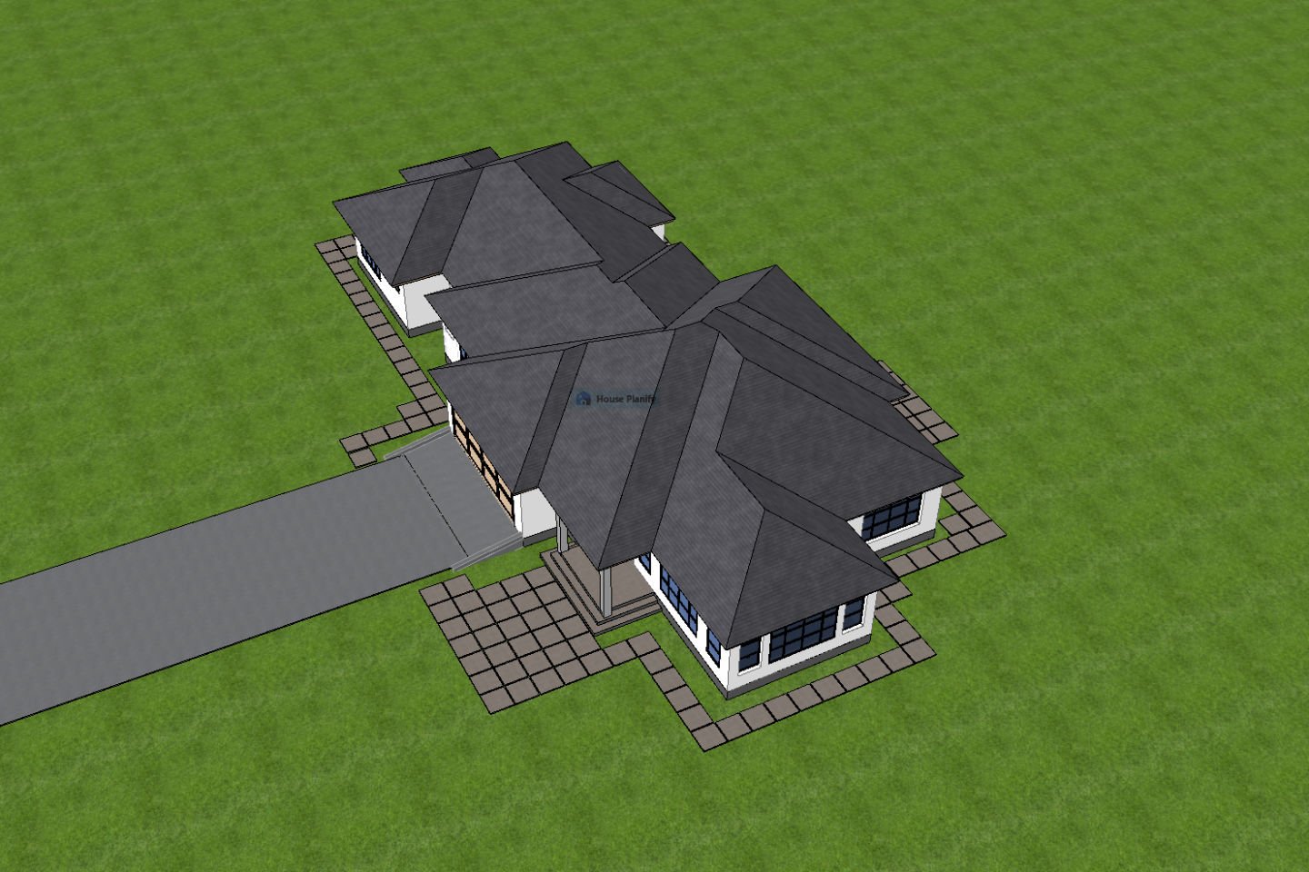 1600A Bungalow Birds Eye View