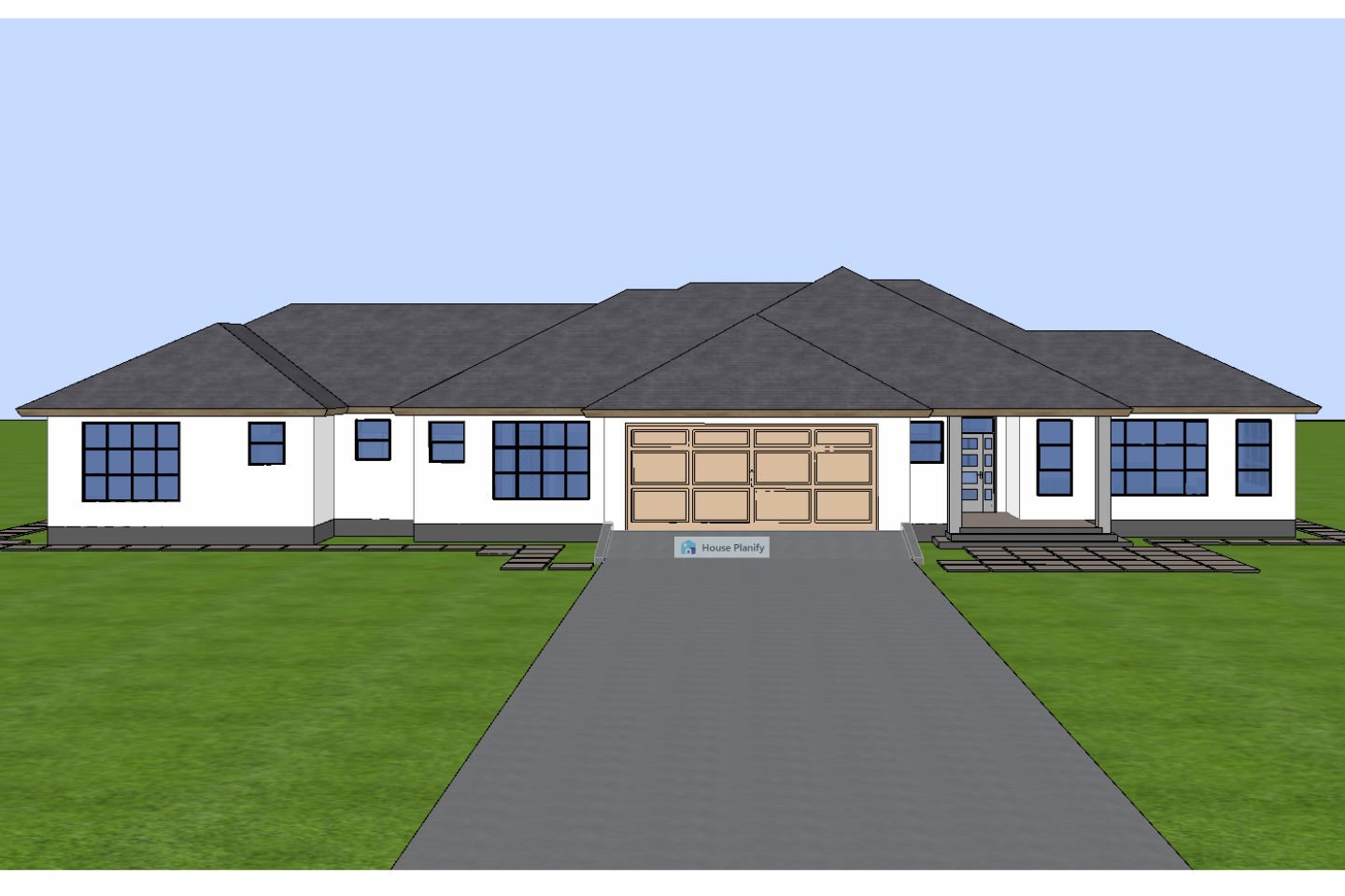 1600A Bungalow Front View