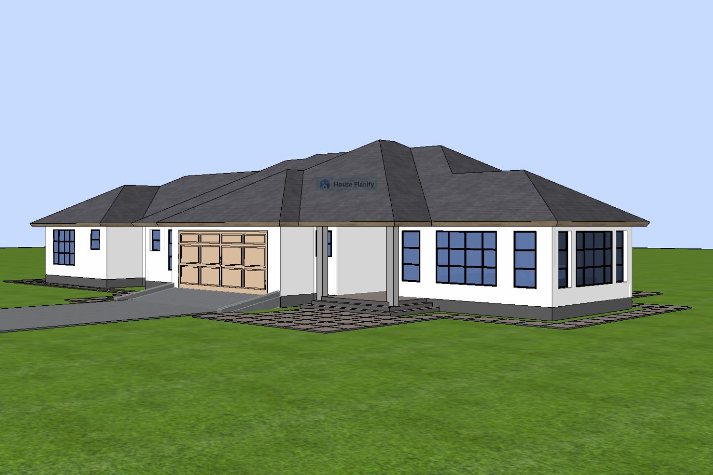 1600A Bungalow Side View