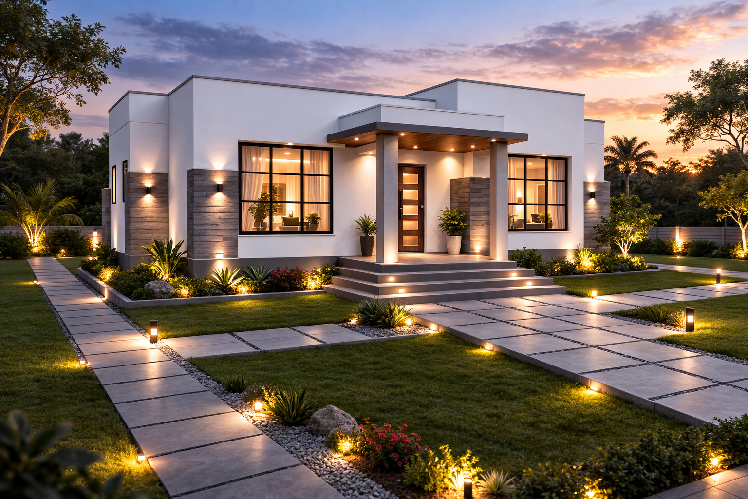 3 bedrrom Bungalow with flat roof