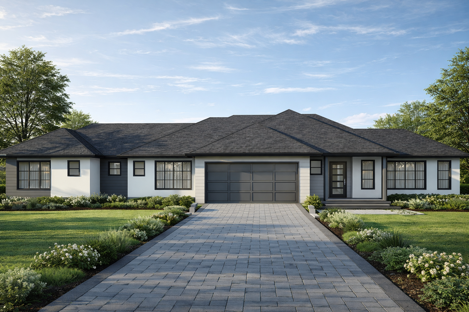 Roofed 6 Bedroom House Plan Bungalow