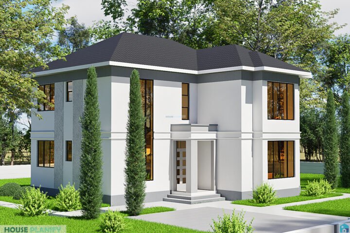 3 Bedroom Modern Hip & Gable Maisonette 2311A