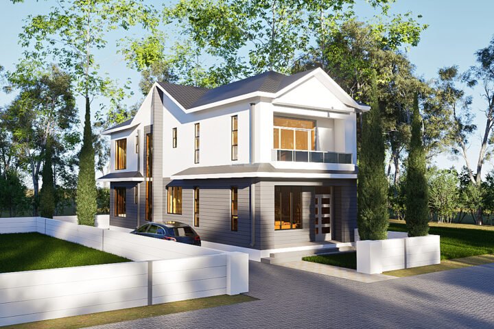 3 Bedroom Modern Hip & Gable Maisonette 2312A