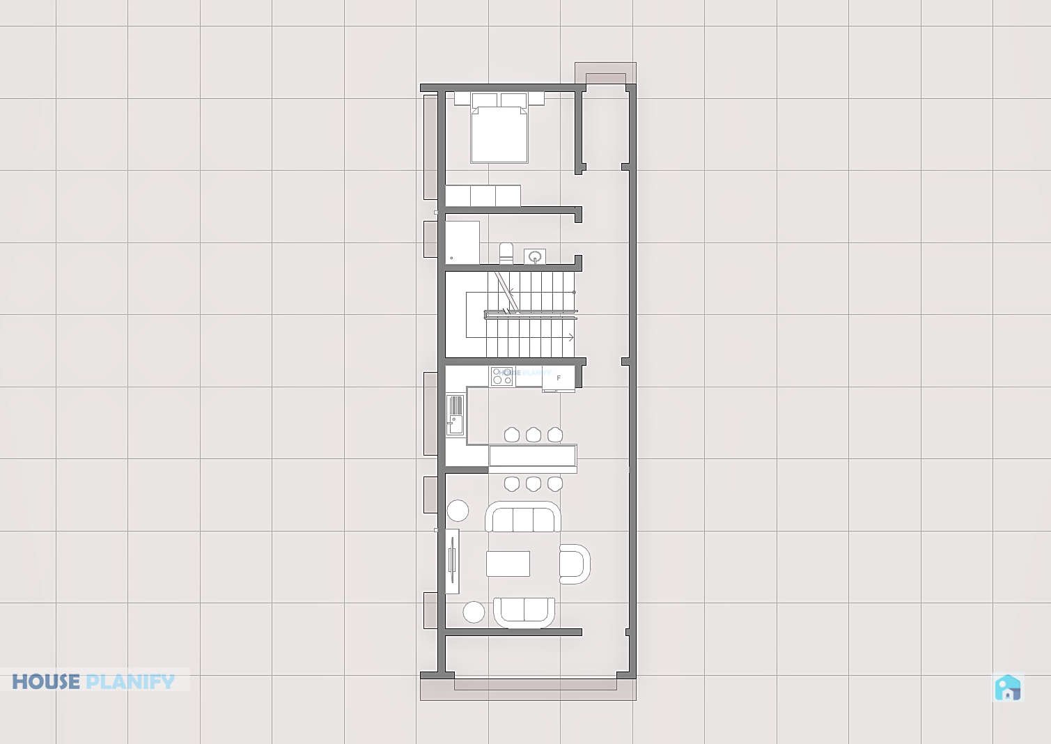 3 Bedroom Modern Hidden Roof Maisonette 2312B - Image 6