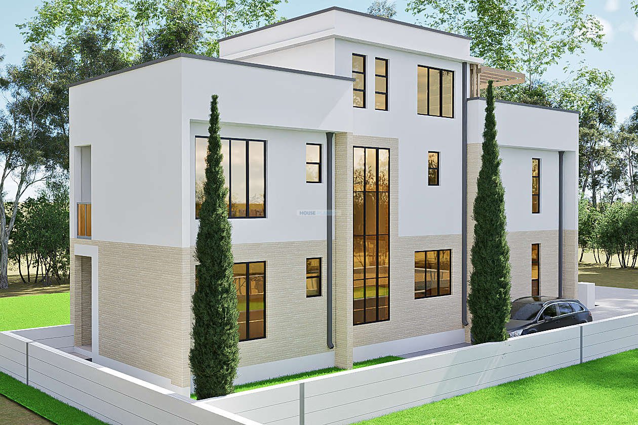 2312C 3 bedroom elenongated maisonette design