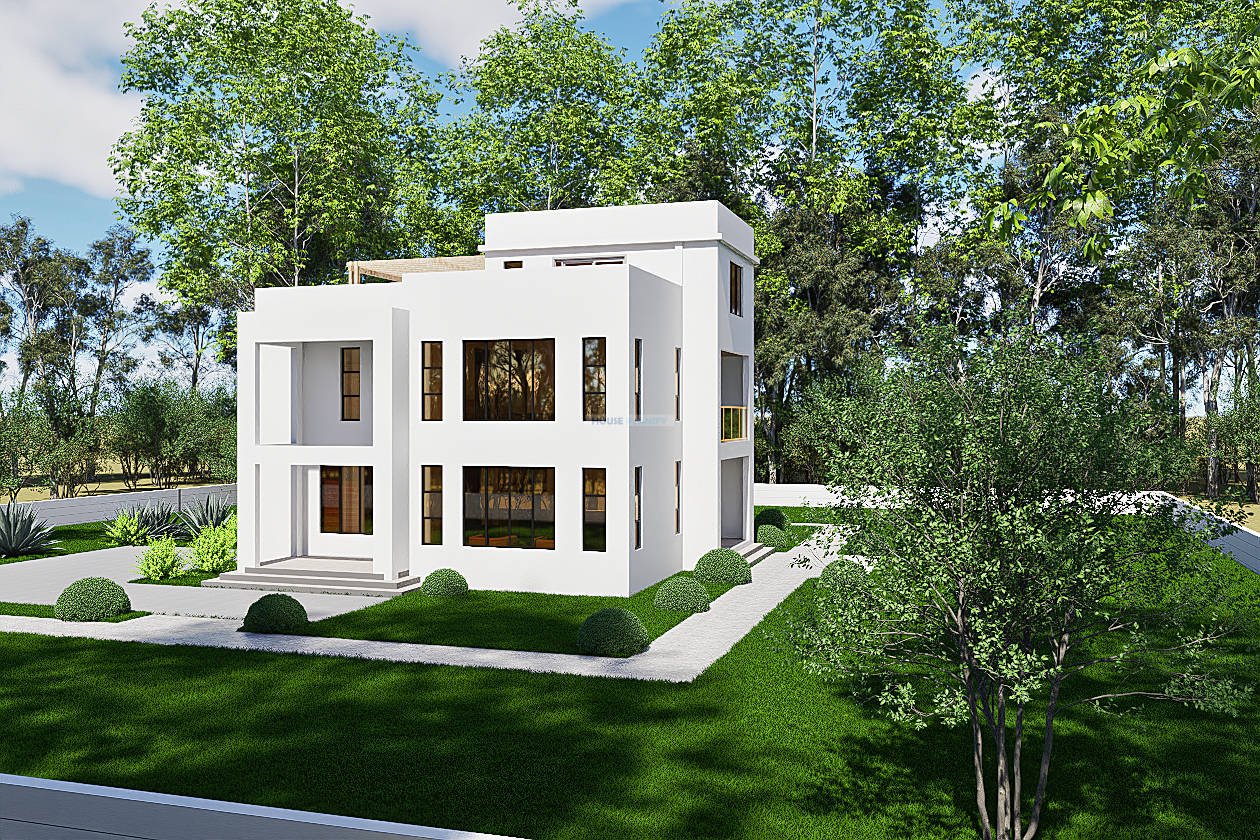 2406C 4 bedroom maisonette design