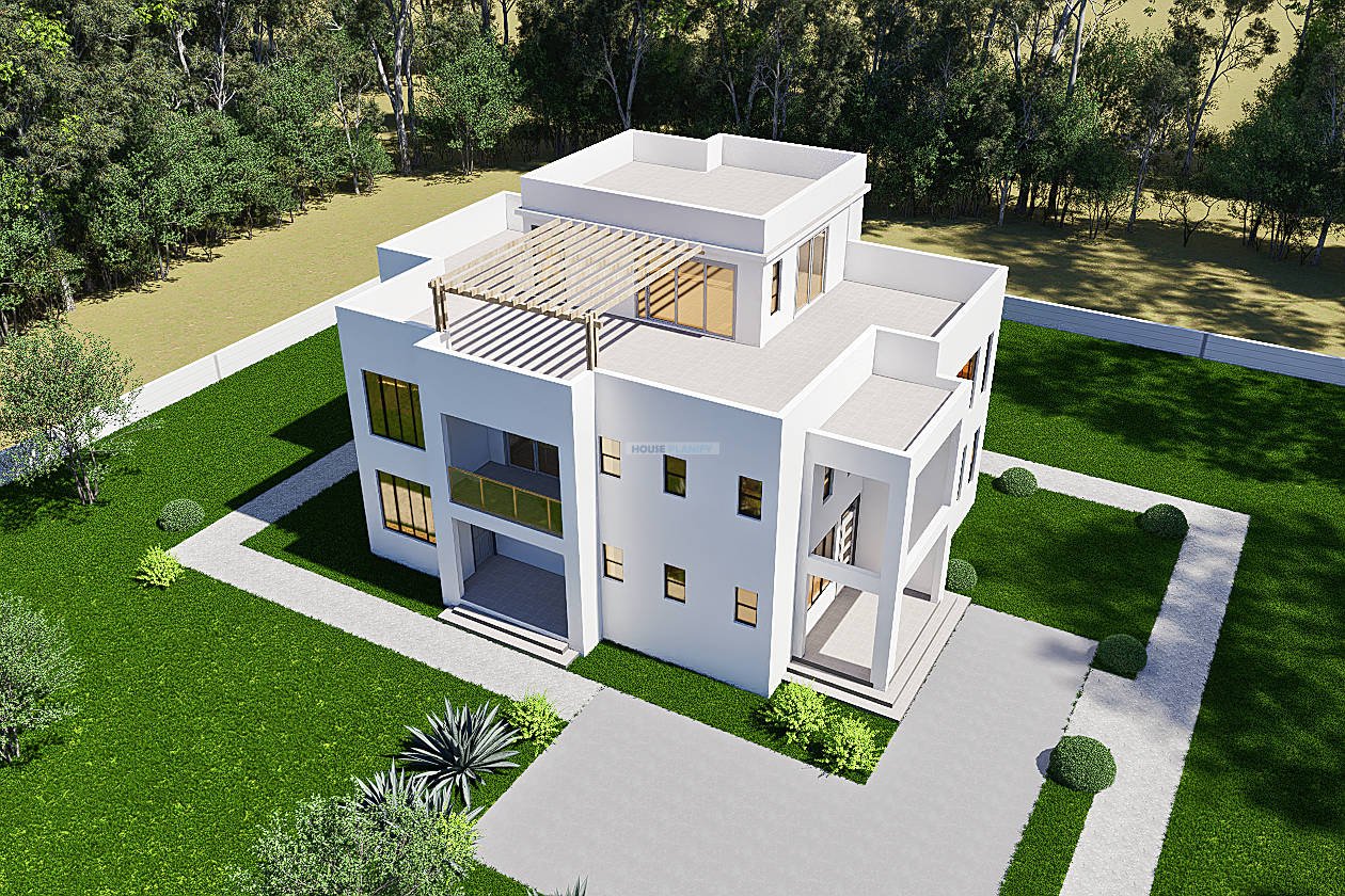 2406c birds eye view of front and kitchen porch