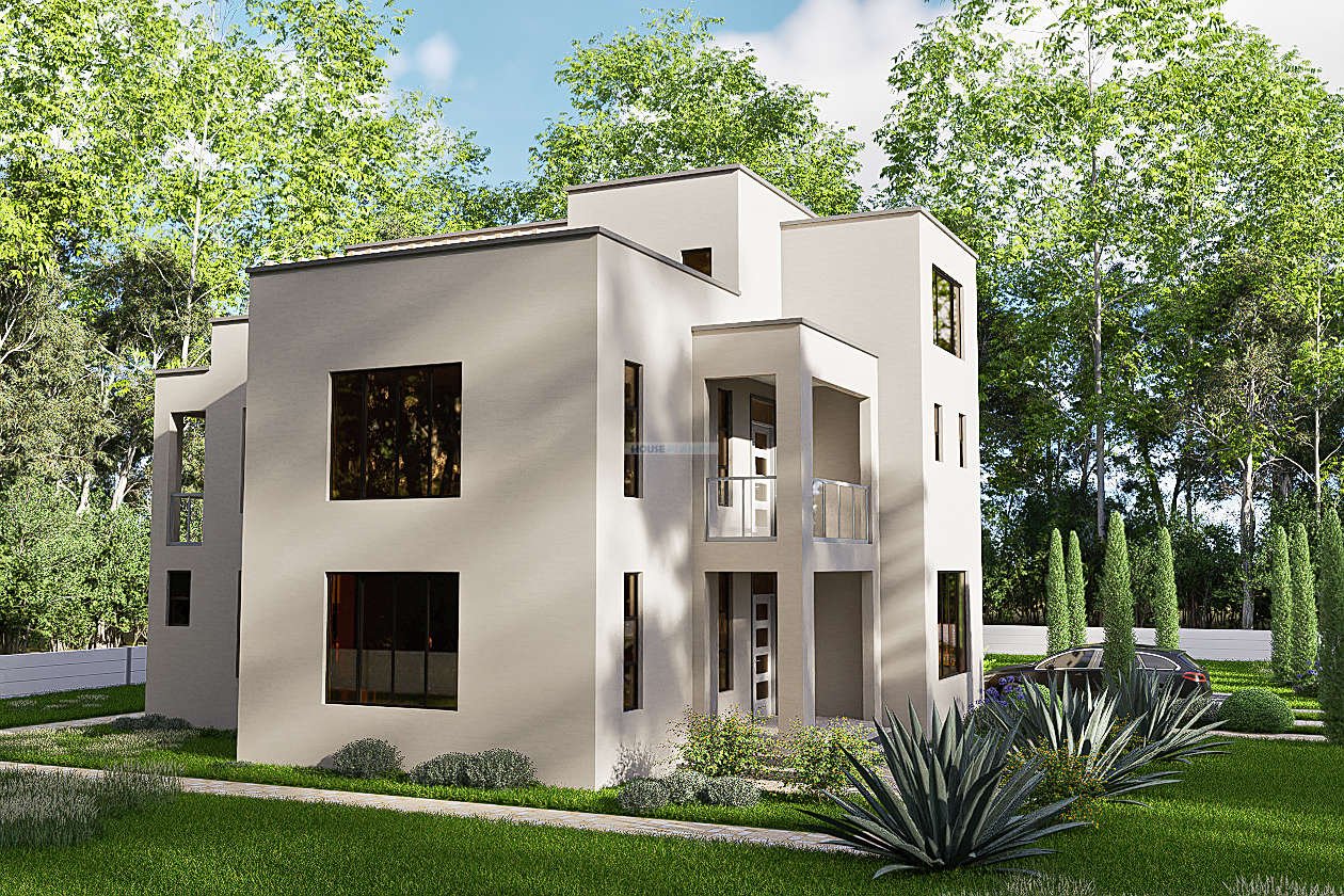 2510C 5 bedroom maisonette side view 01