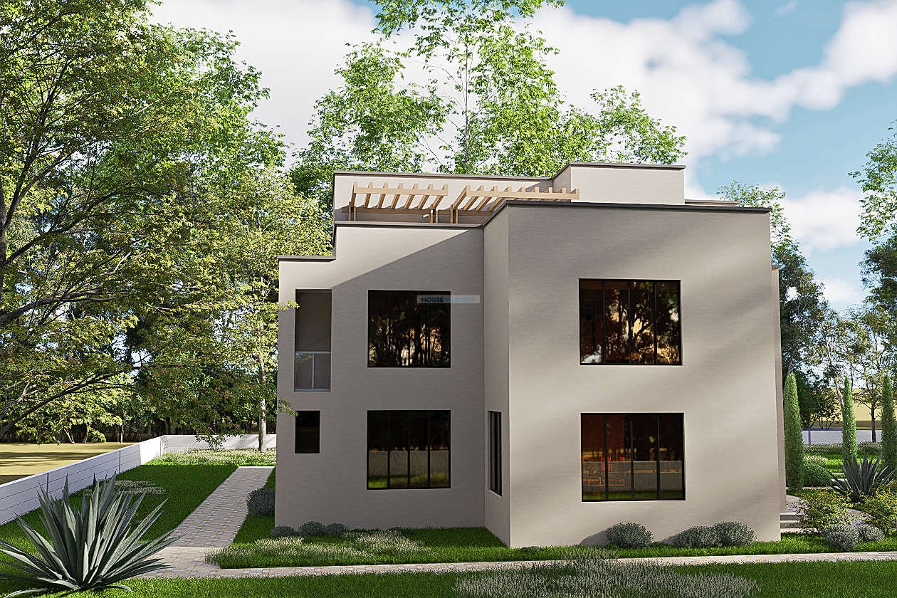 2510C Flat roof maisonnete design
