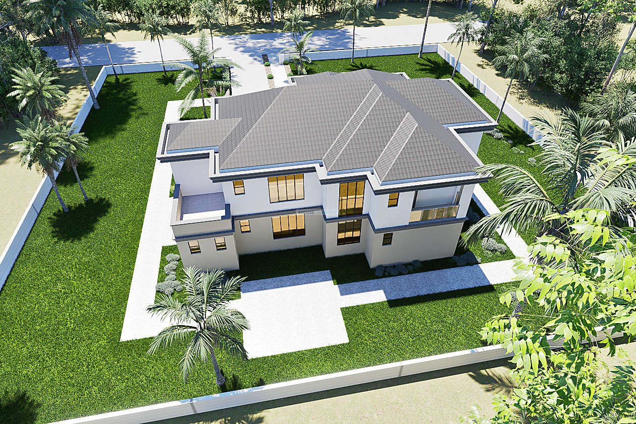 2510a top birds eye view of 5 bedroom maisonette