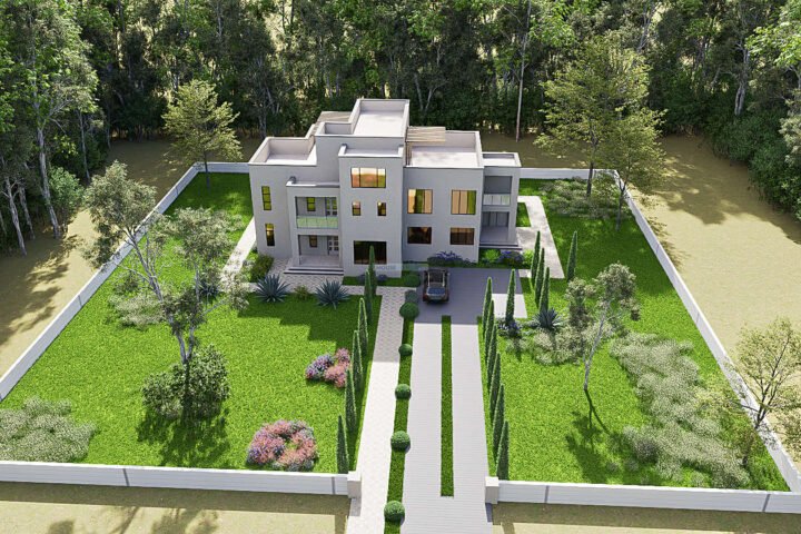 2510c modern maisonette site view 5 bedroooms