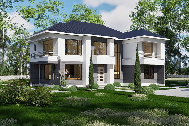 2511A - 5 Bedroom modern hip and gable roof maisonette