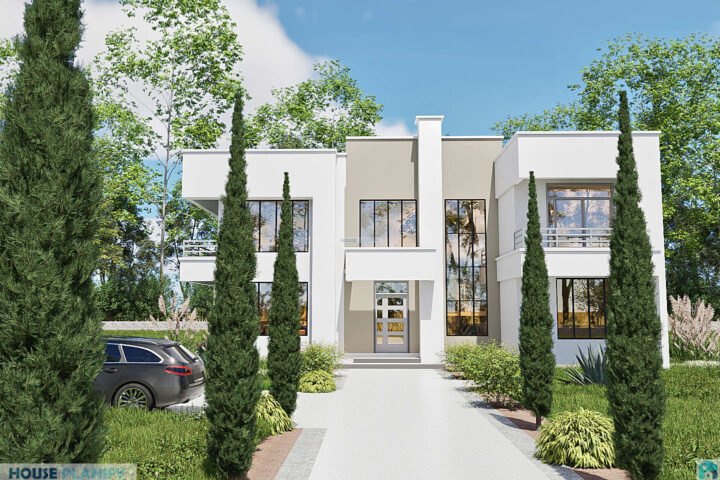 2511B 5 bedroom modern maisonette front view