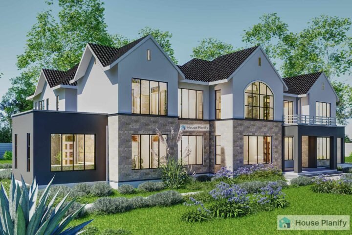 5 bedroom hip and gable maisonette