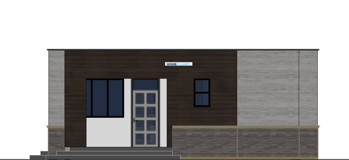 1201B 2 BEDROOM FLAT ROOF BUNGALOW