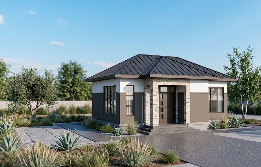 1 Bedroom house 1101D compact