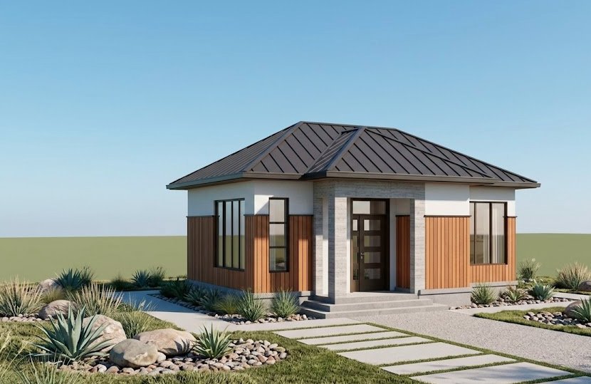 1 bedroom brick cladded 1101D