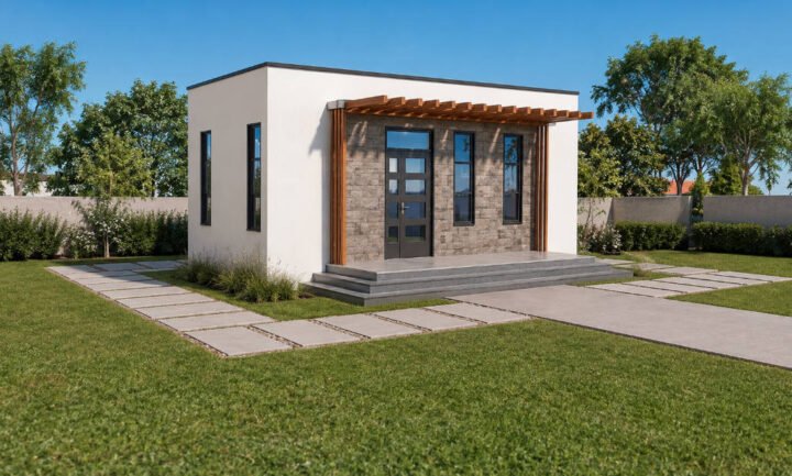 1121B Tiny House 3d view
