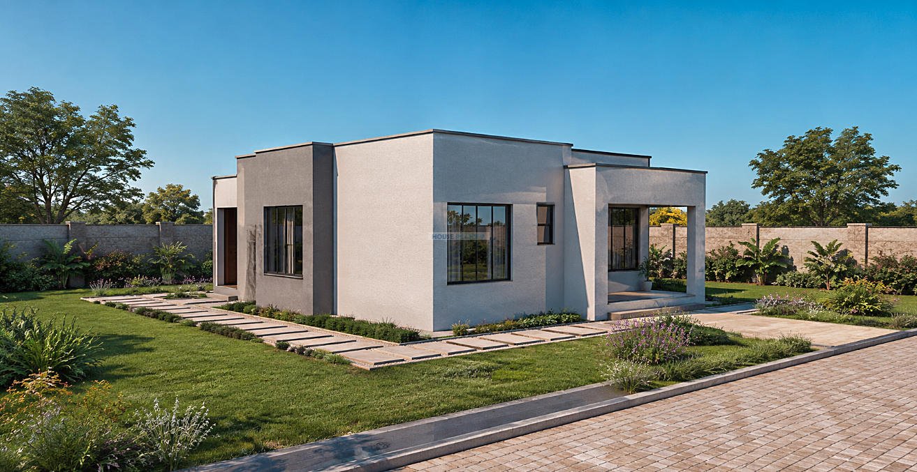 2 bedroom modern house design 1202B