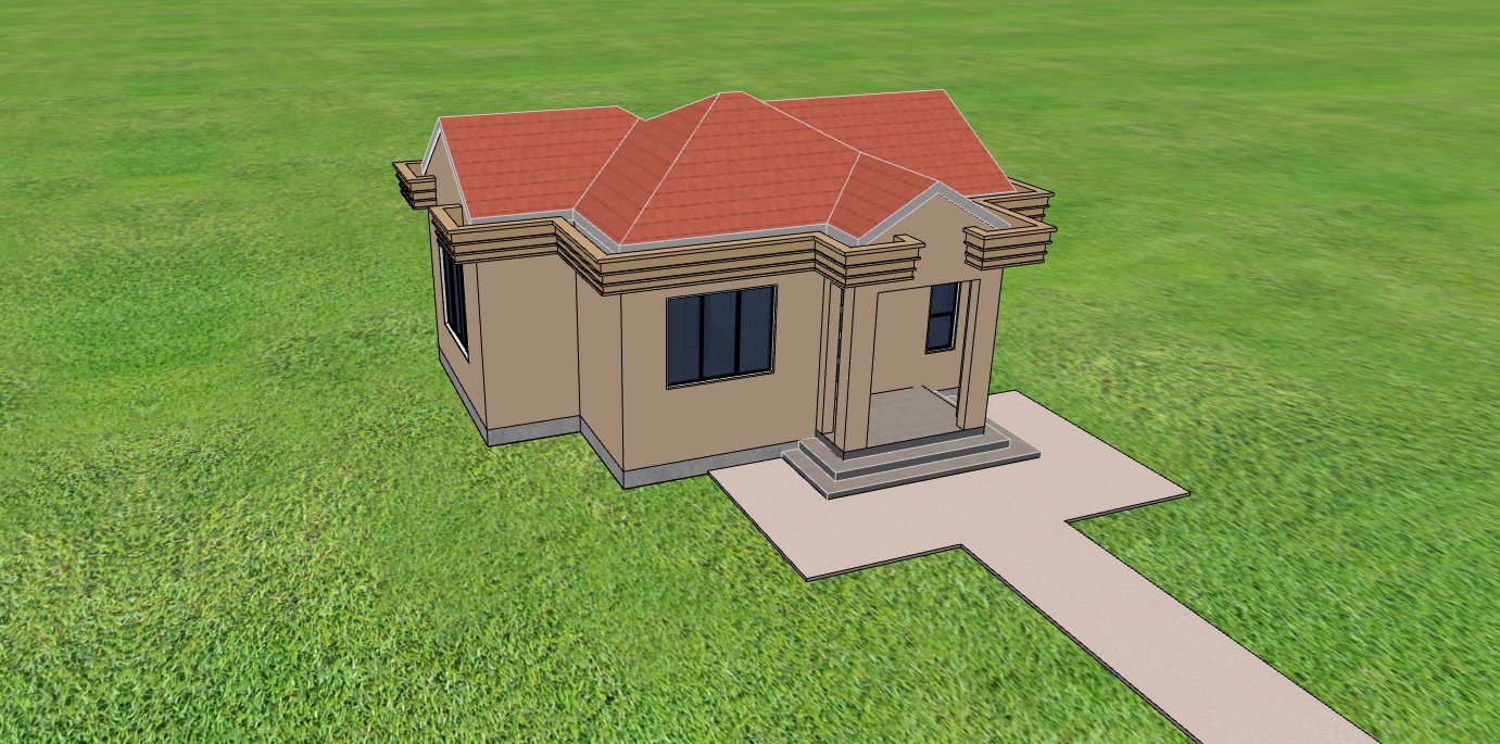 30 degree roof pitch bungalow 1102D