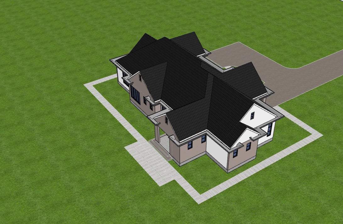 4 bedroom back birds eye view 1404AD1