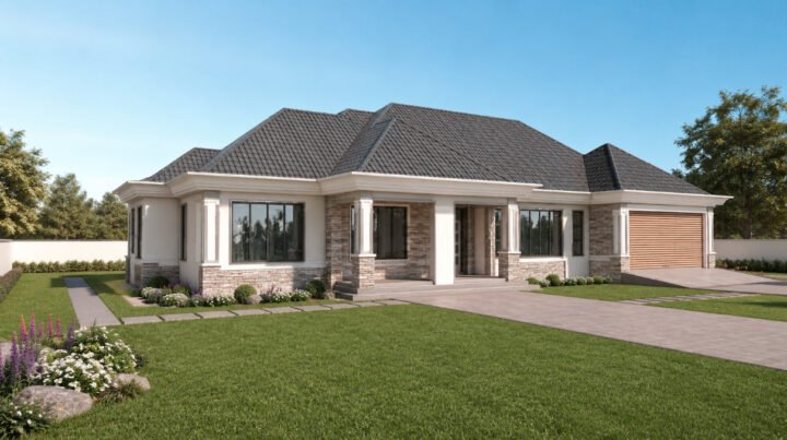 4 bedroom hip and gable bungalow 1404A