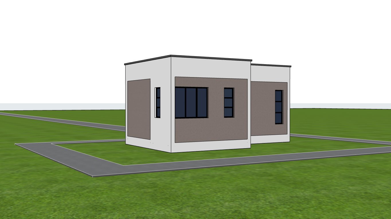 40 square meter house design - 1 bedroom 1101B
