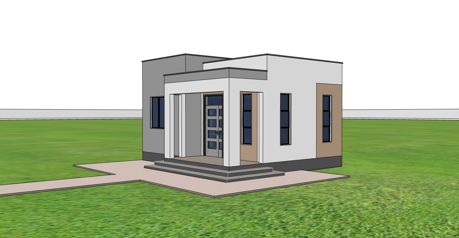 9 x 7 meter house plan 1102C