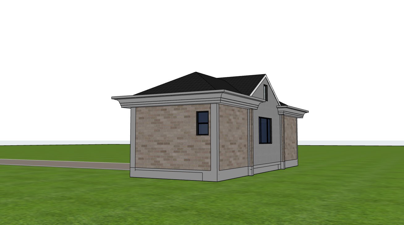 Affordable 1 bedroom house plan 1120A