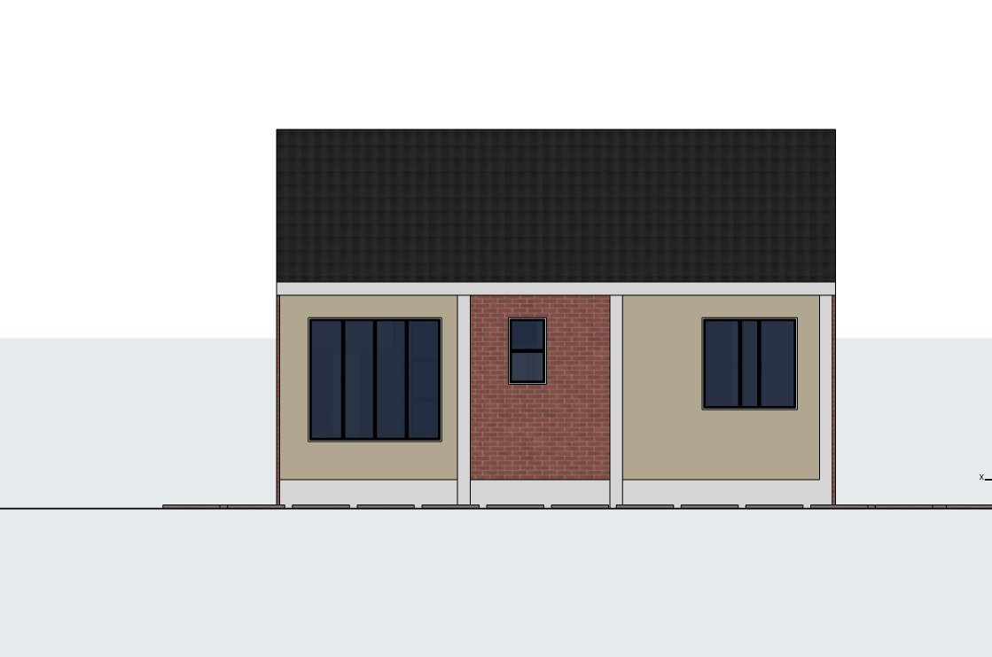 Back Elevation 1121A