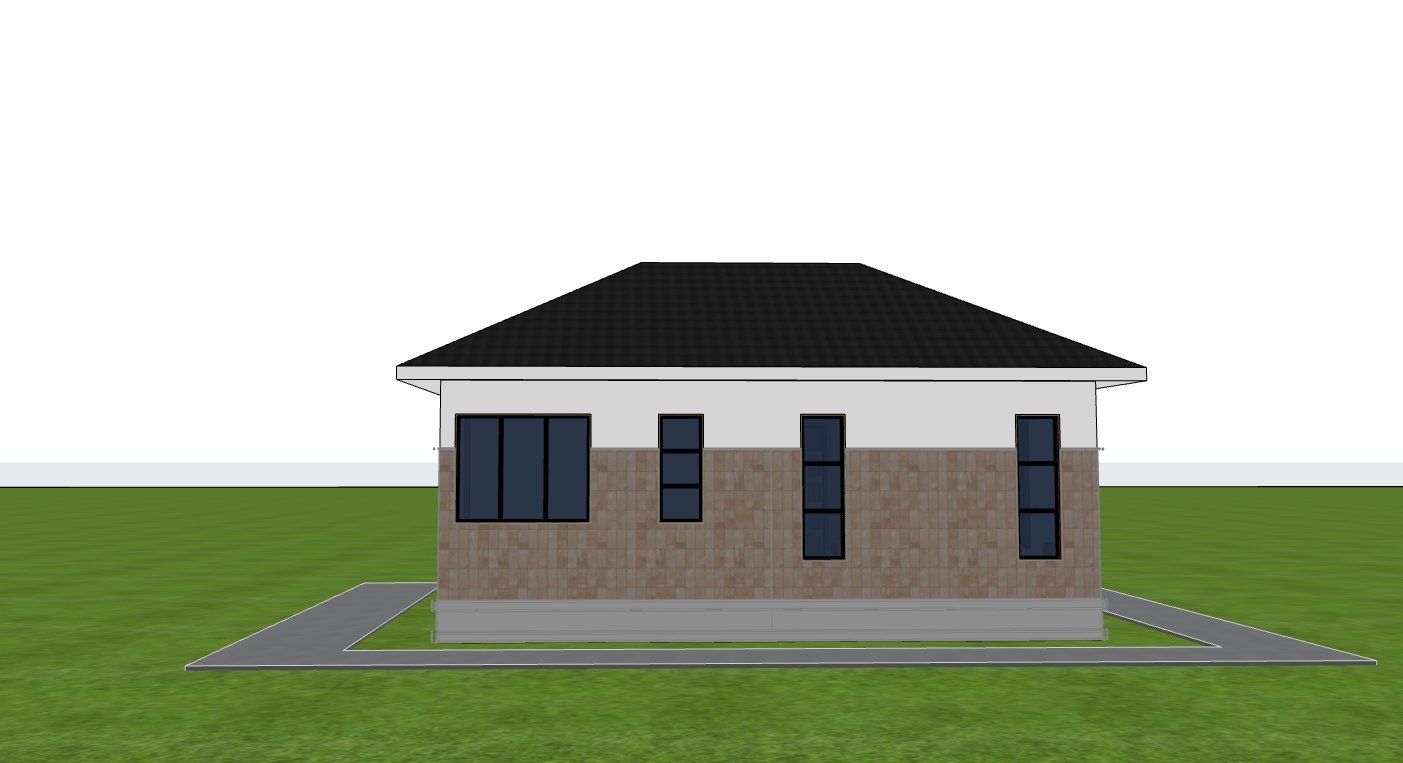 Back elevation 1101D