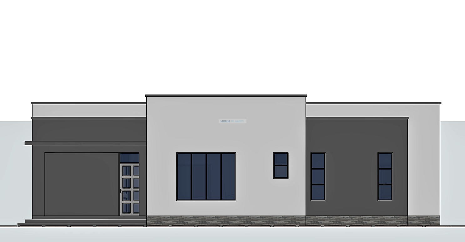 Back elevation 1321B