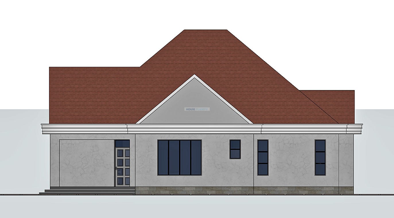 Back elevation 1321D