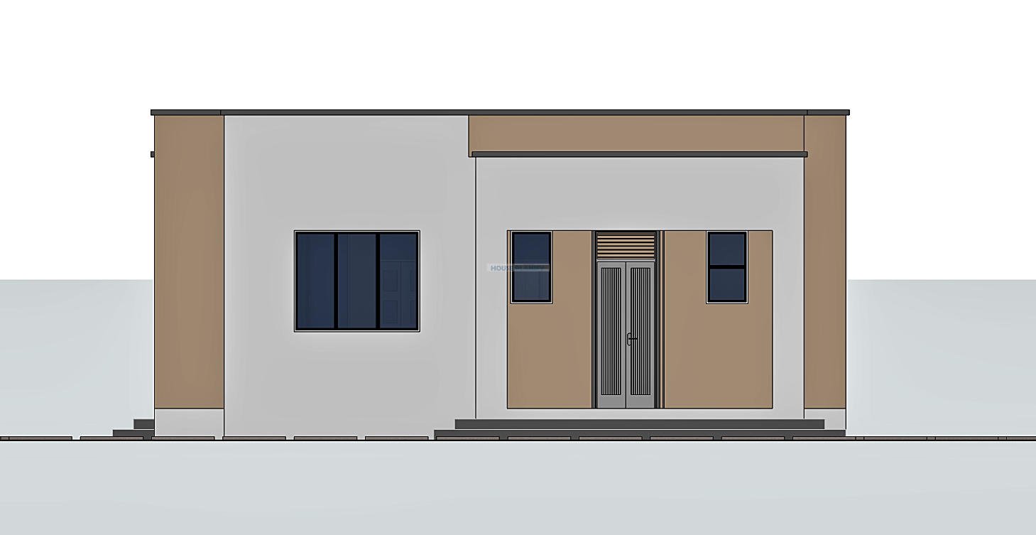 Back kitchen elevation 1202B