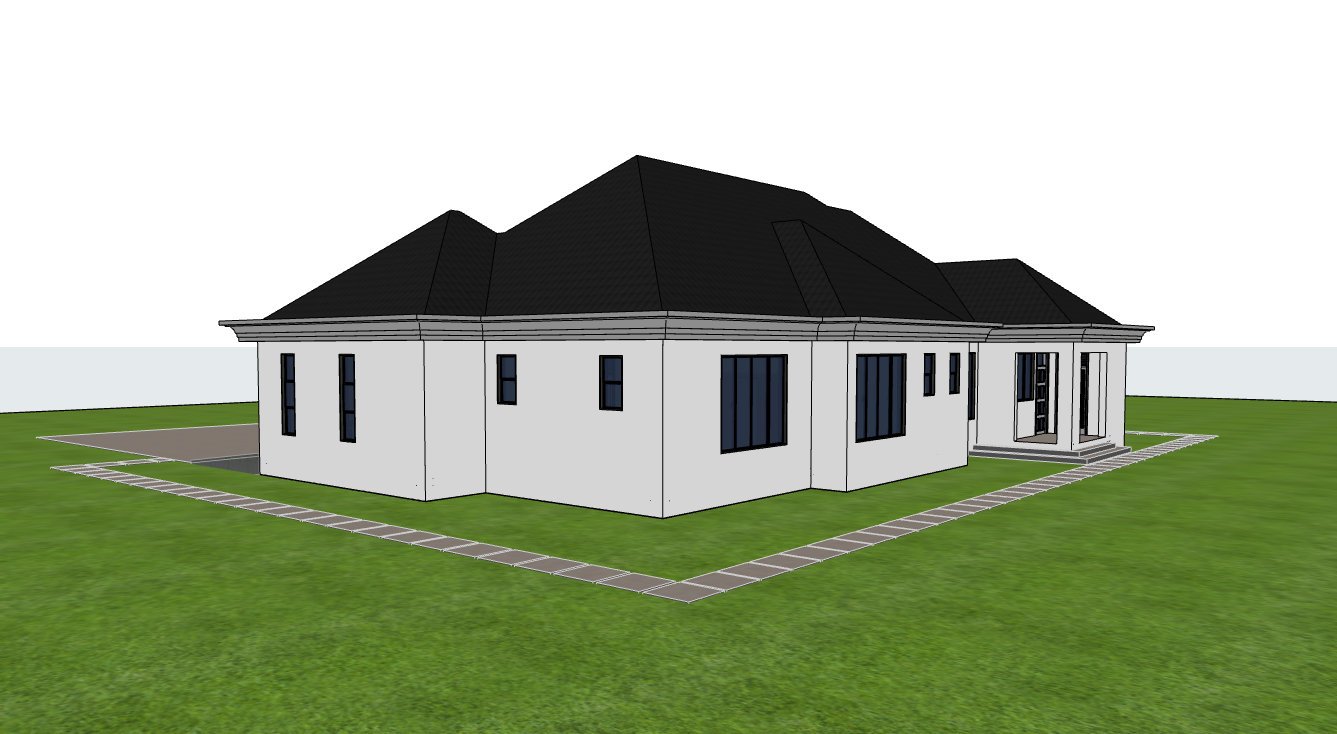Back view of bungalow 1404A