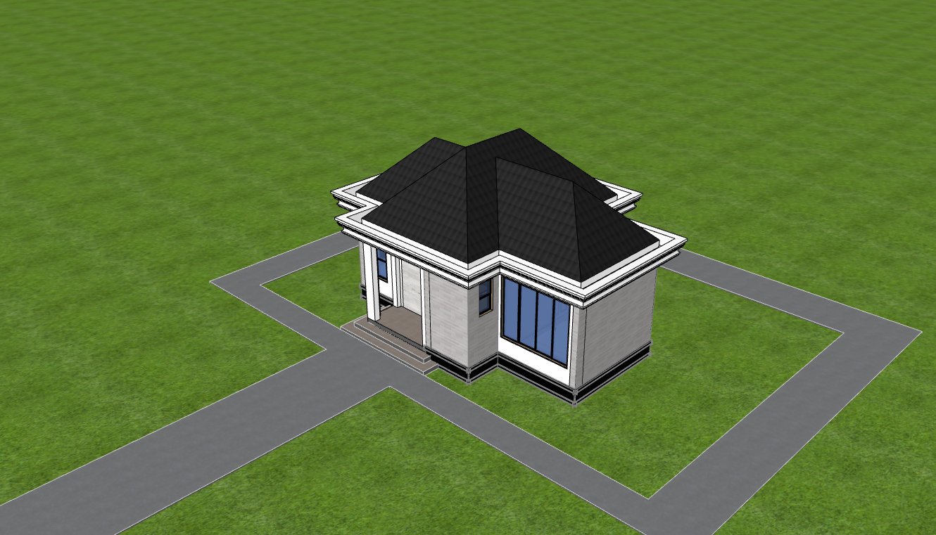 Birds eye view front 1101A-D2