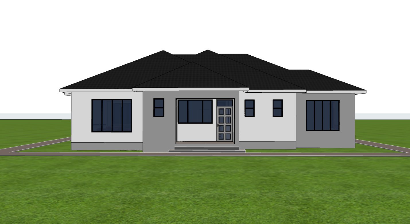 Bungalow back view 1312A