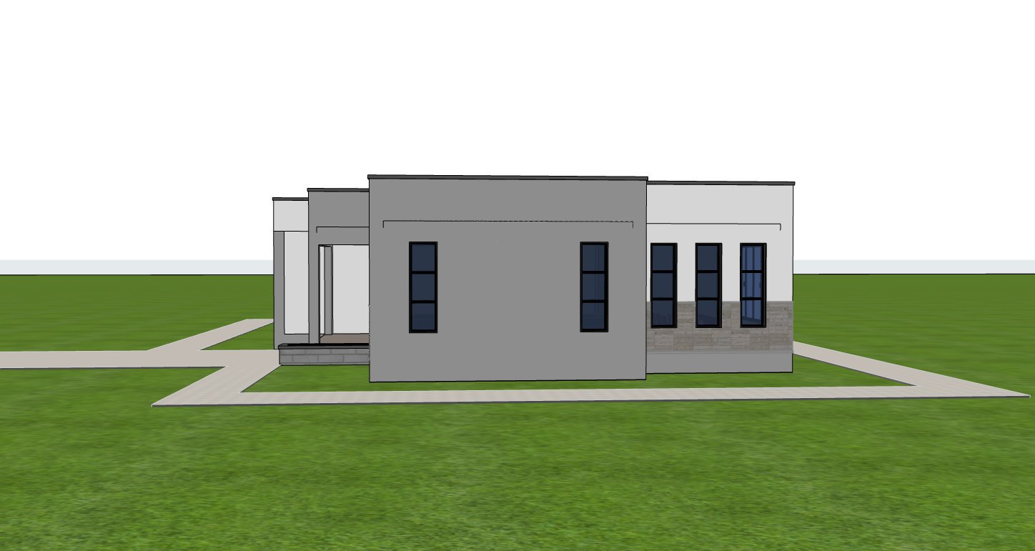Bungalow side view 1312B