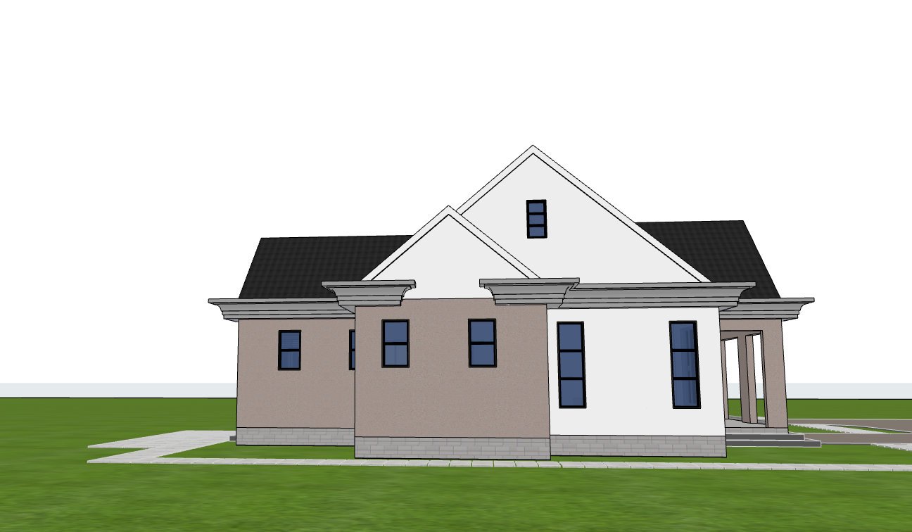 Bungalow side view 1404AD1