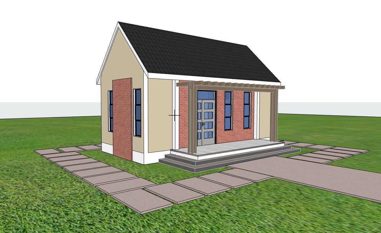 1 Bedroom Tiny House - Single Storey 1121A - Image 3