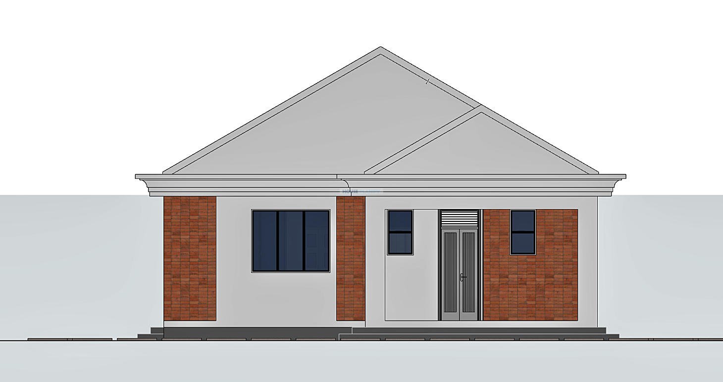 Rear elevation 1202D
