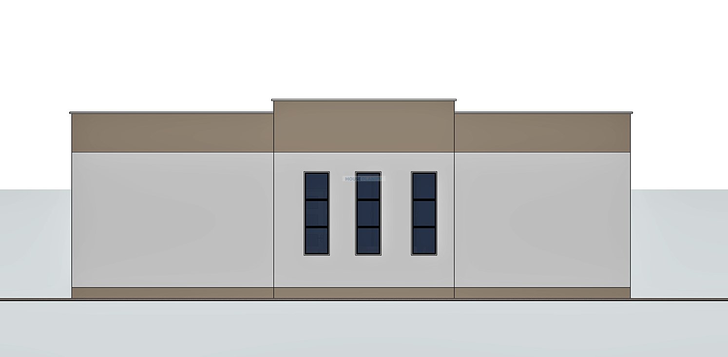 Rear elevation 1203E