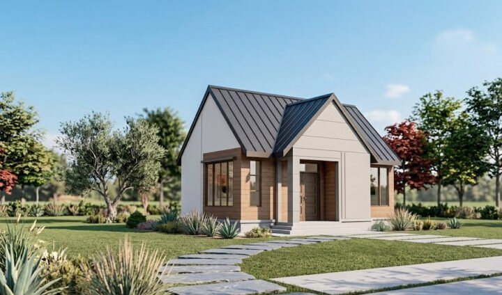 Small House Plan for airbnb 1101E