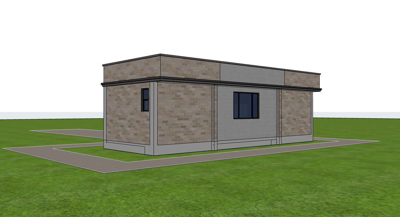 Small home architectural drawing 1120B