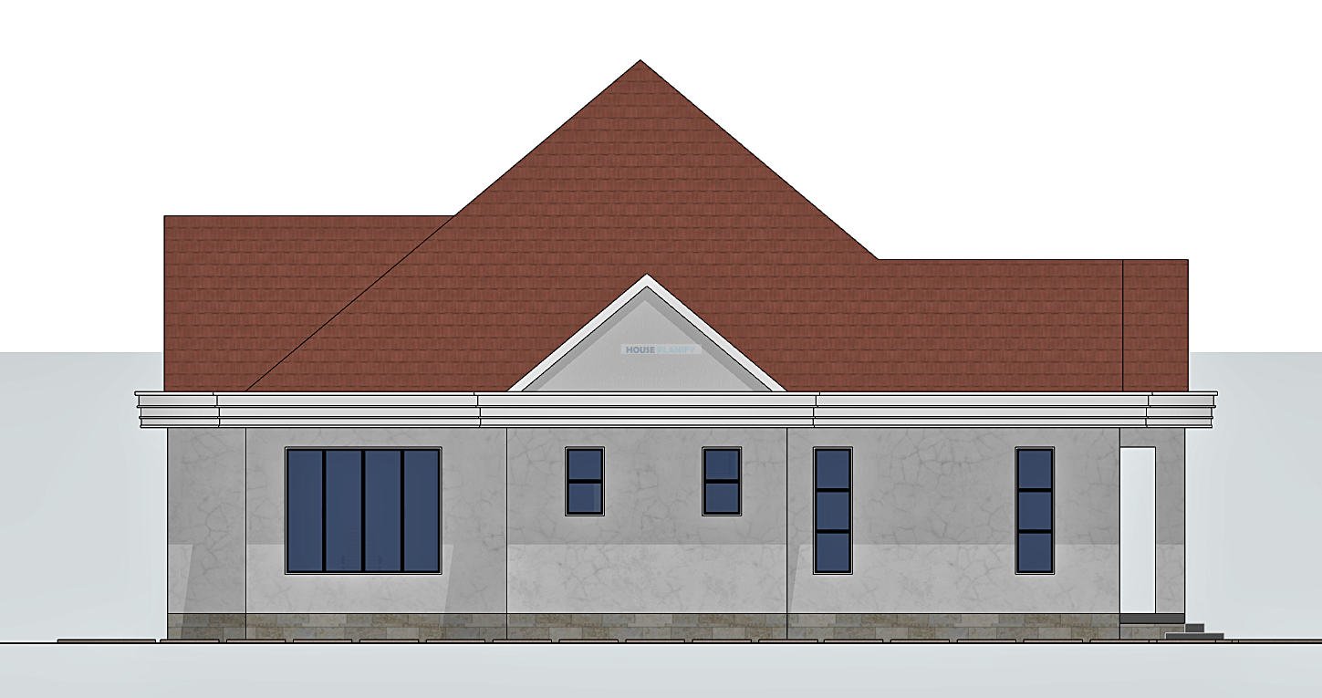 left elevation 1321D